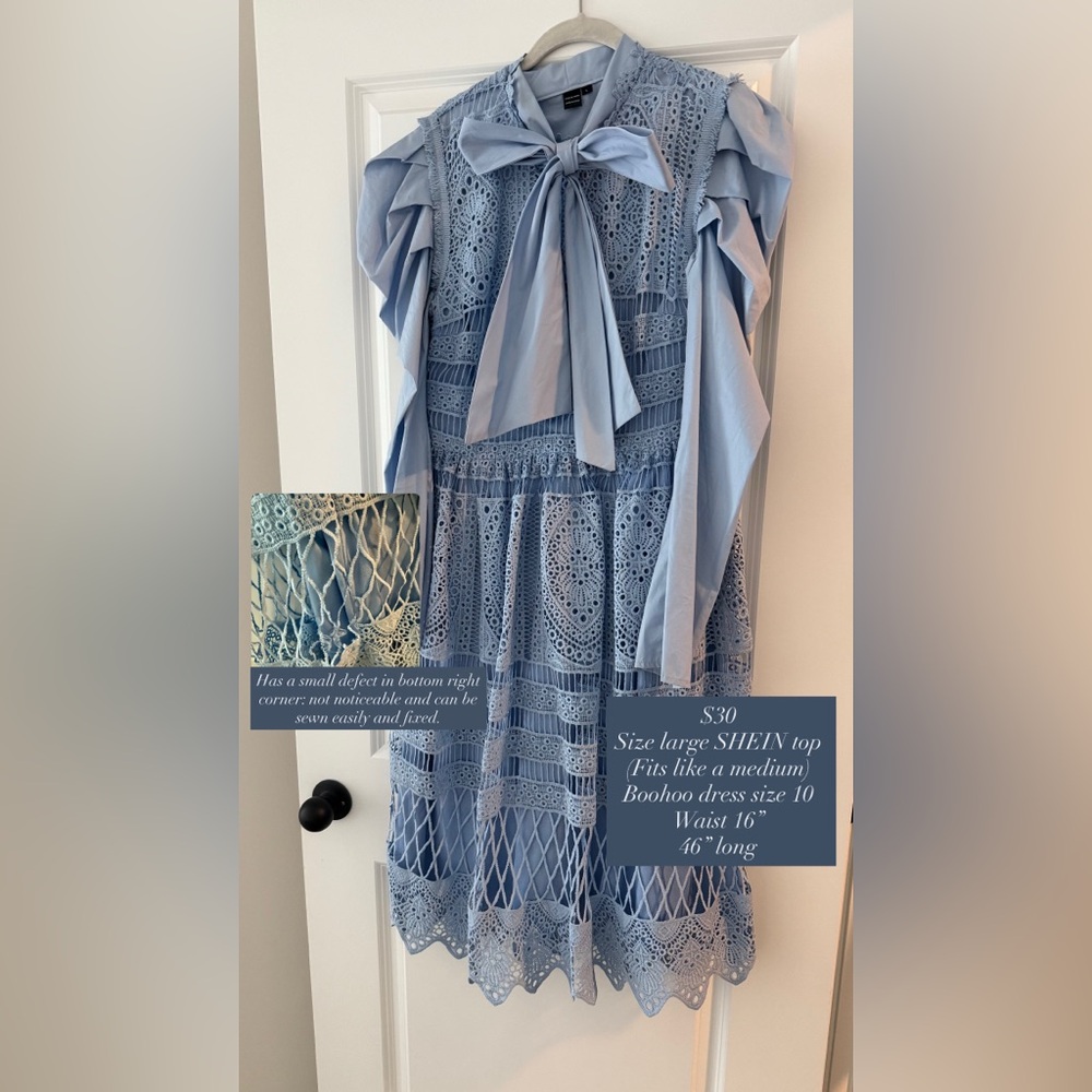 Blue Lace Dress